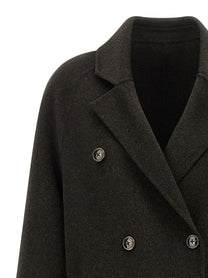 Loulou De Saison Irvin Double Breasted Coat Brown
