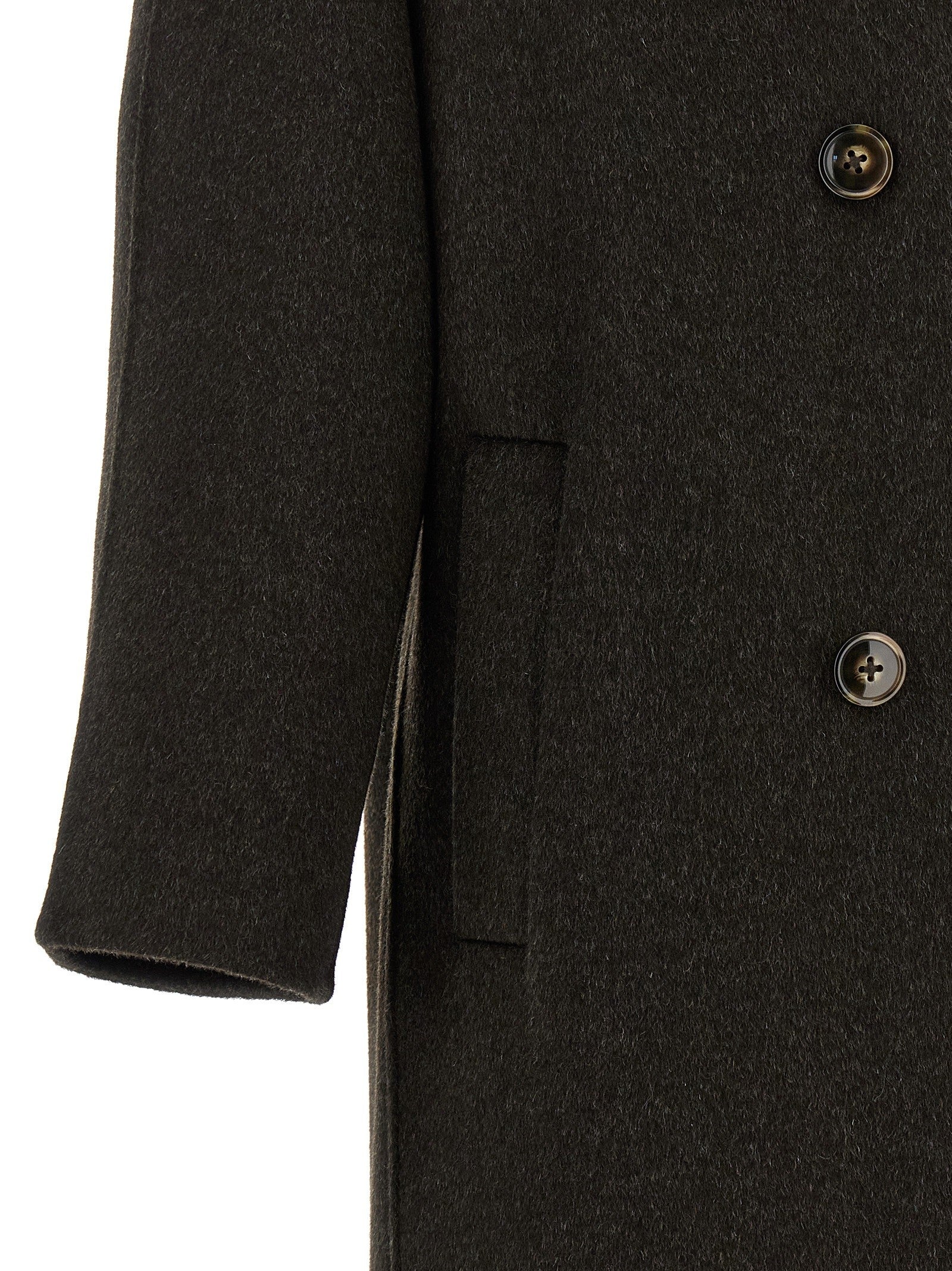 Loulou De Saison Irvin Double Breasted Coat Brown
