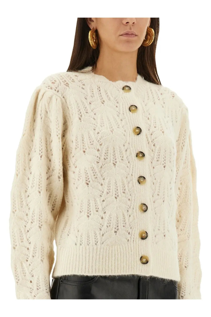 Isabel Marant Étoile Women's Cardigan Maxine White, view 4