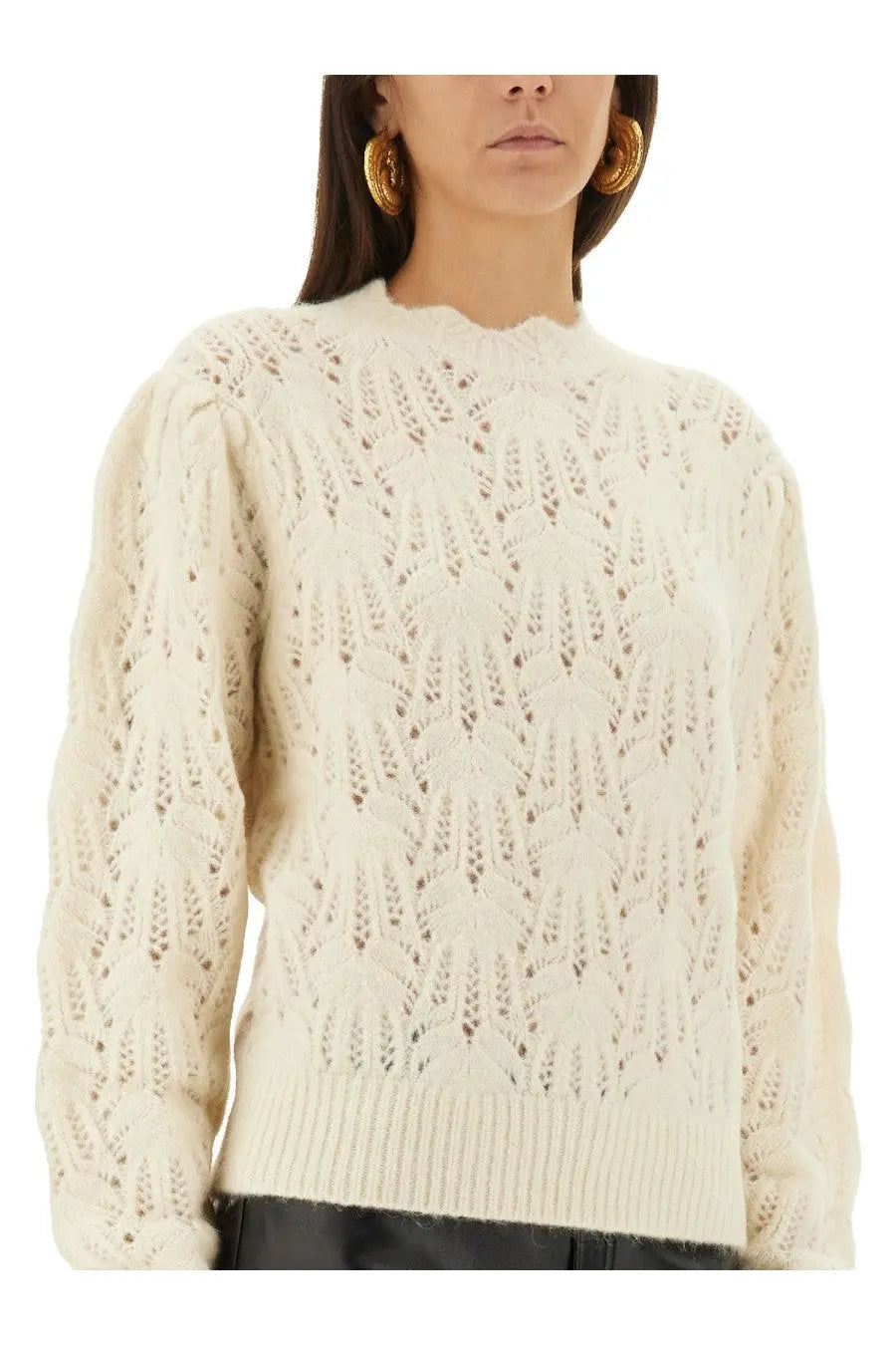 Isabel Marant Étoile Women's Celestine Sweater White, view 4