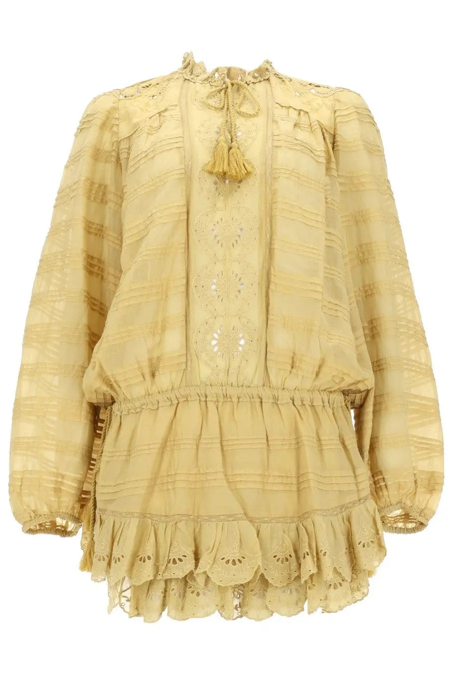 Isabel Marant Étoile Women's Mini Abito Preya Yellow