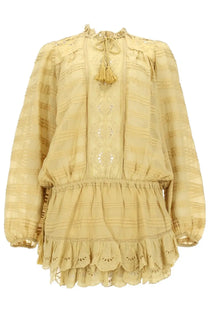Isabel Marant Étoile Women's Mini Abito Preya Yellow