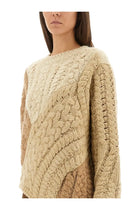 Isabel Marant Étoile Women's Patchwork Daryl Sweater Beige, view 4