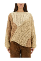 Isabel Marant Étoile Women's Patchwork Daryl Sweater Beige