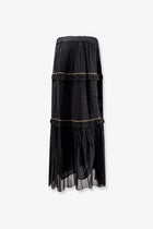 Isabel Marant Étoile Women's Volodia Polka Dots Skirt Black, view 2