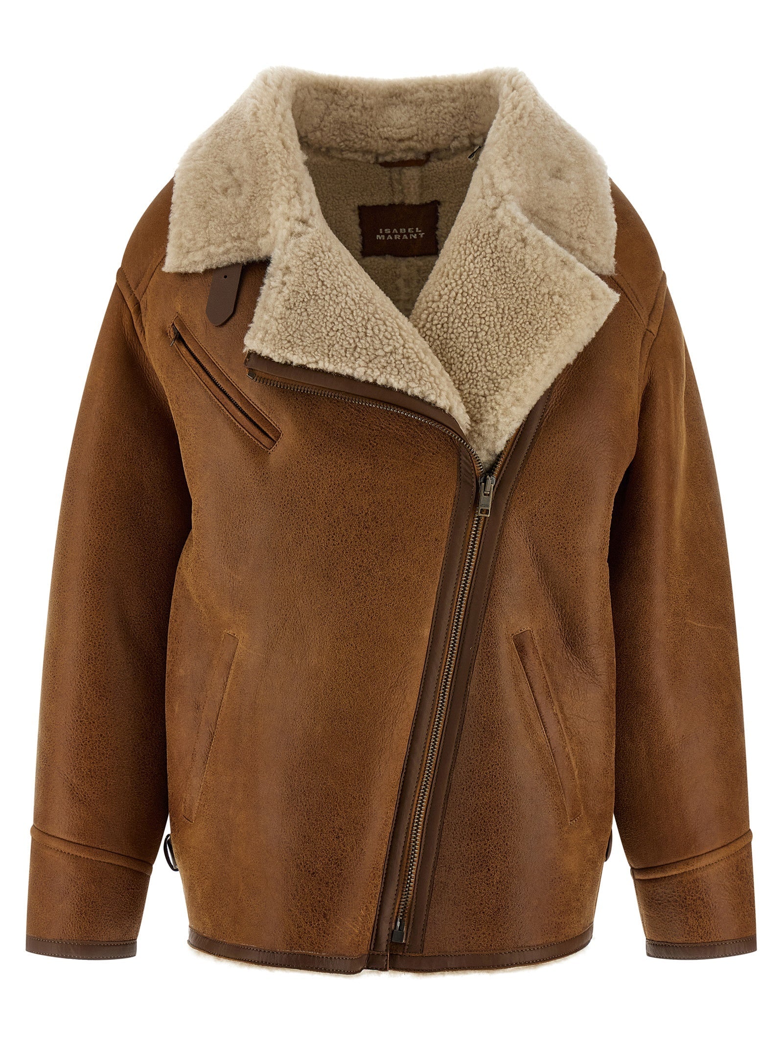 ISABEL MARANT - ISABEL MARANT - ’Adelina’ sheepskin jacket - Women’s Outerwear