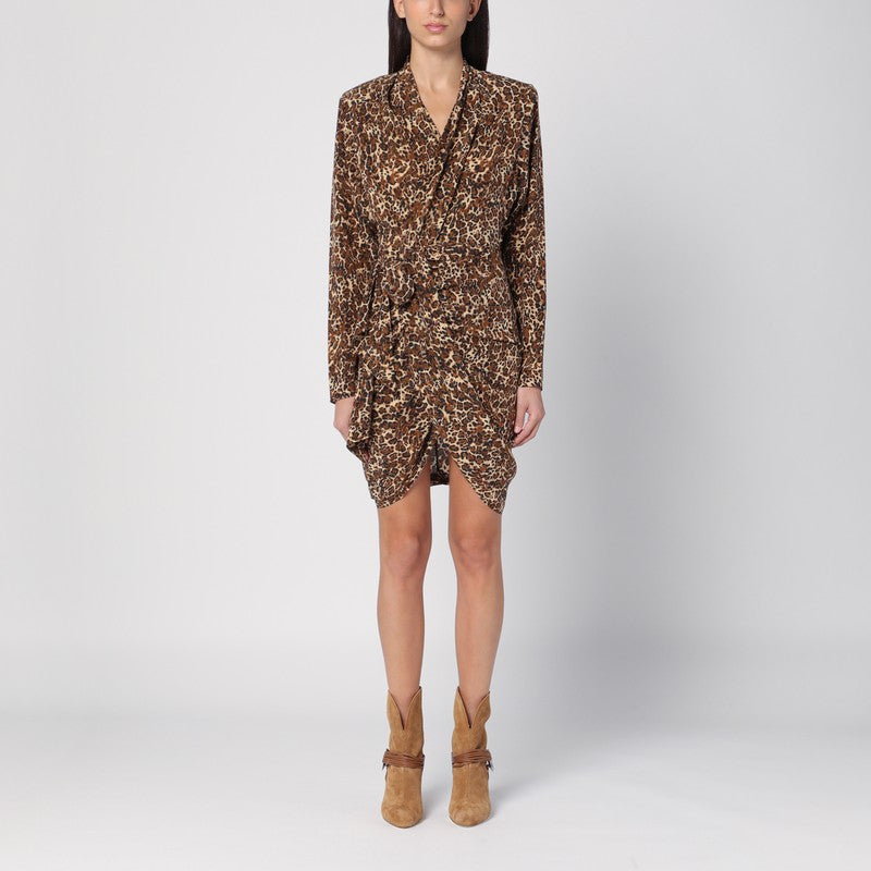 Isabel Marant - ISABEL MARANT Leopard print dress in silk blend - Dresses