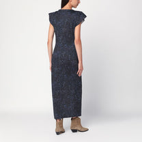 Isabel Marant - ISABEL MARANT Mid-length dress with midnight blue print - Dresses