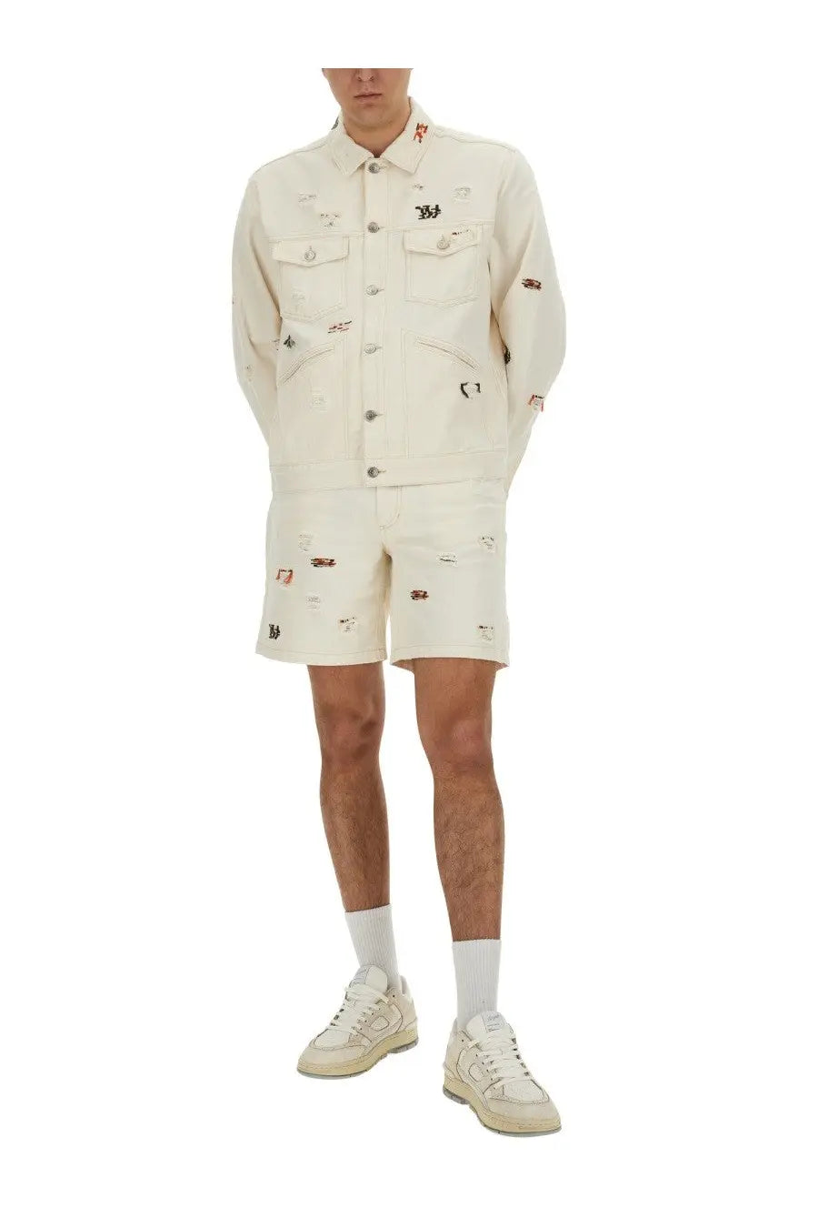 ISABEL MARANT Men's Bermuda Shorts Jerryl White, view 2