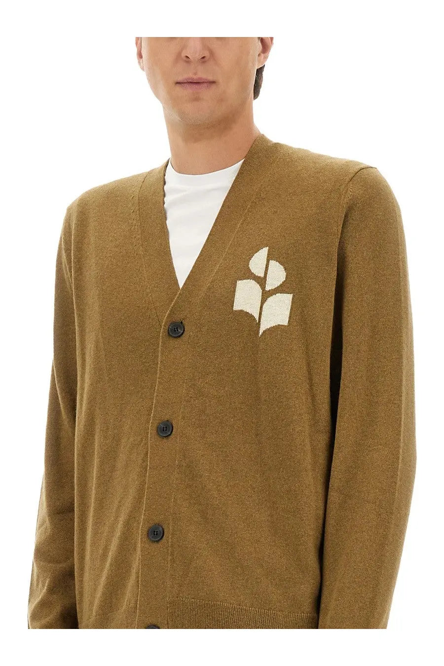 ISABEL MARANT Men's Cardigan Brown, view 4