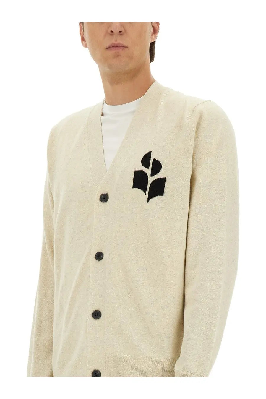 ISABEL MARANT Men's Cardigan White, view 4