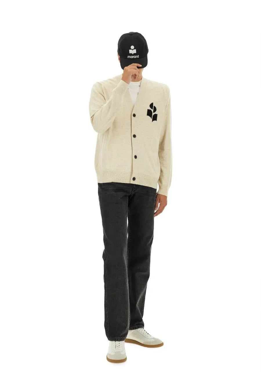 ISABEL MARANT Men's Cardigan White, view 2