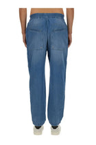 ISABEL MARANT Men's Cotton Pants Blue, view 4