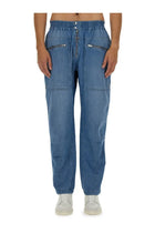 ISABEL MARANT Men's Cotton Pants Blue