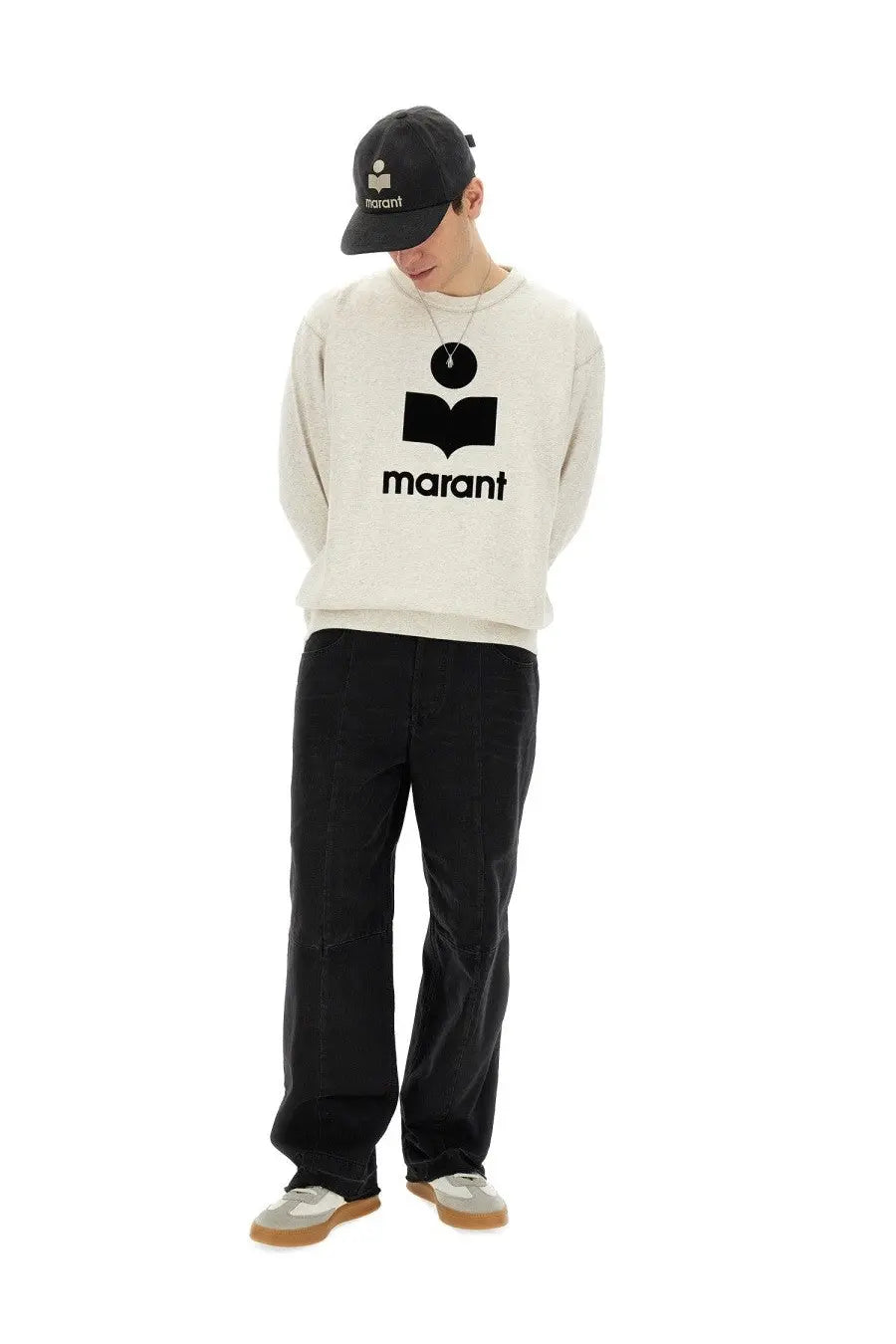ISABEL MARANT Men's Mikoy Sweatshirt White, view 2