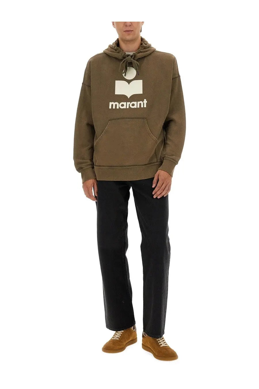 ISABEL MARANT Men's Miley Sweatshirt Brown, view 2