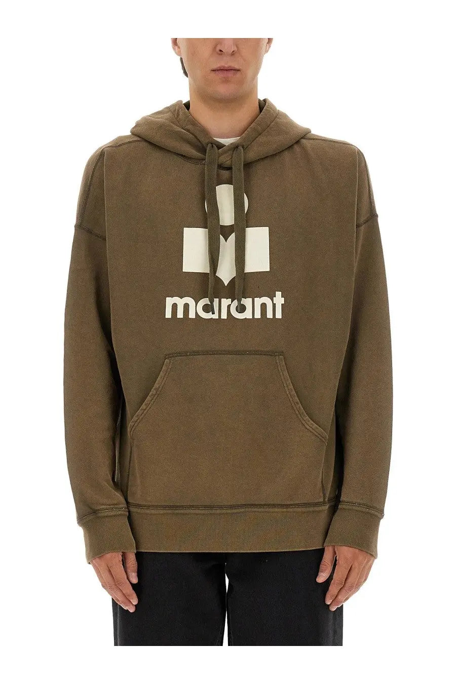 ISABEL MARANT Men's Miley Sweatshirt Brown