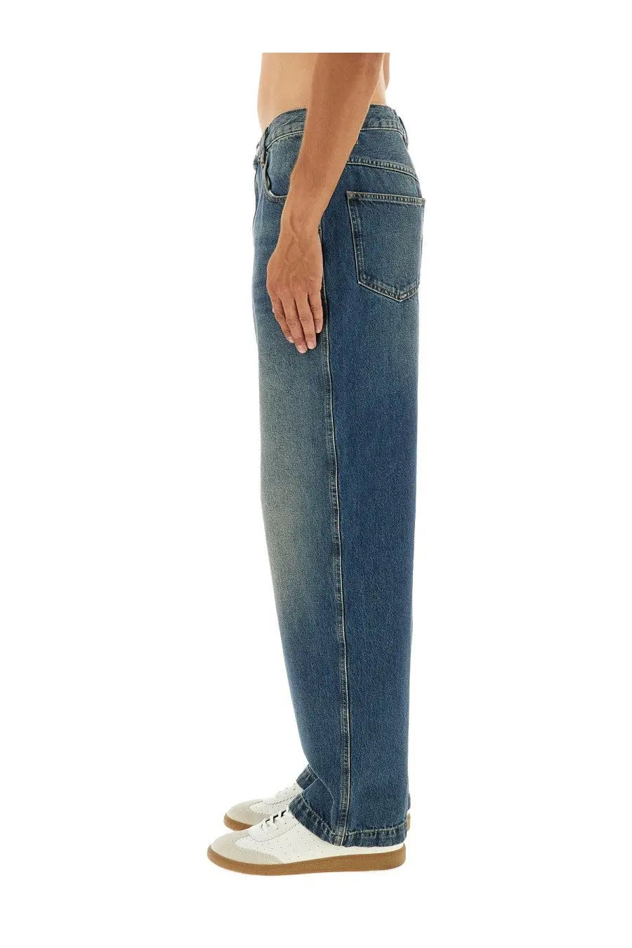ISABEL MARANT Men's Pants Jorje Blue, view 3