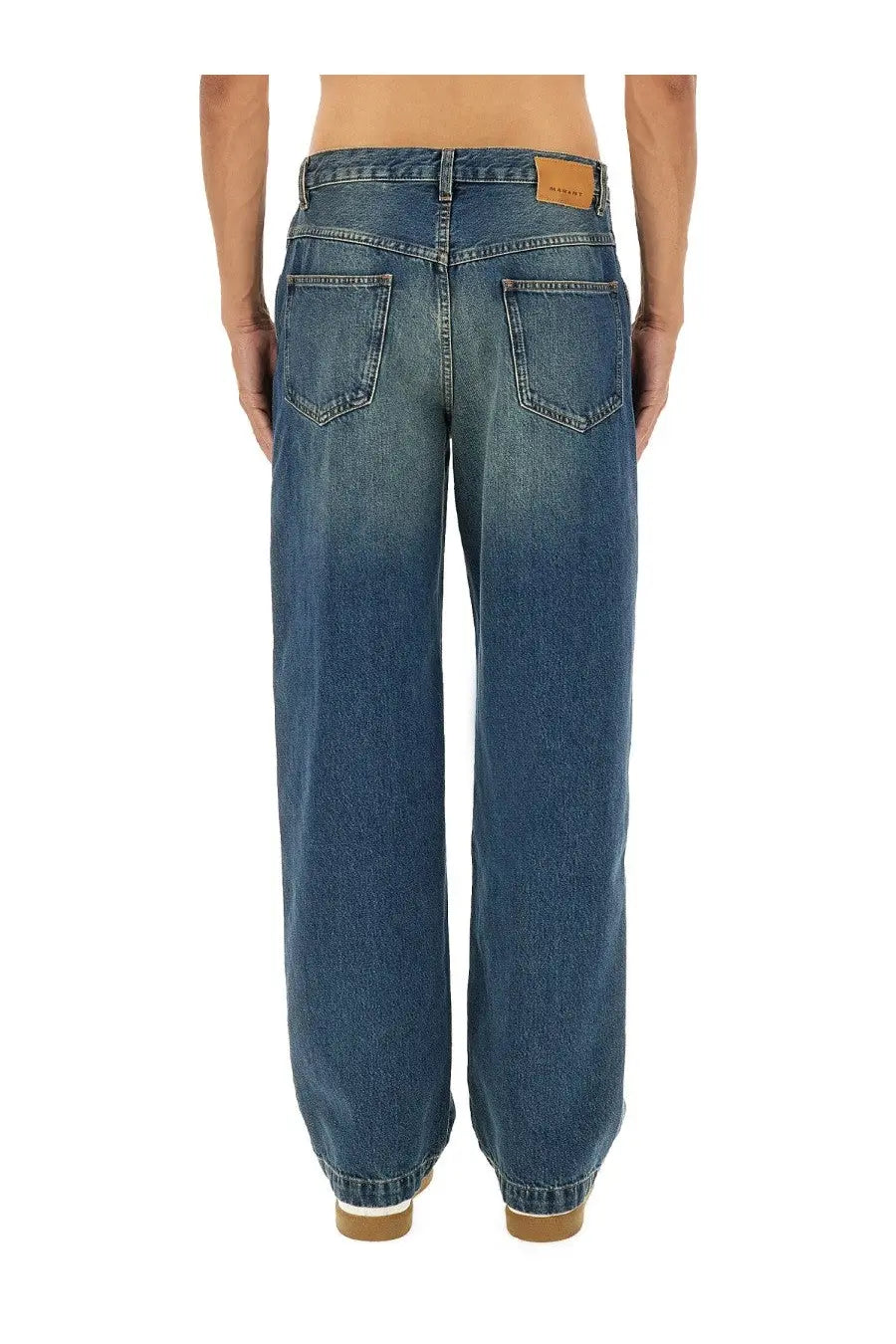 ISABEL MARANT Men's Pants Jorje Blue, view 4