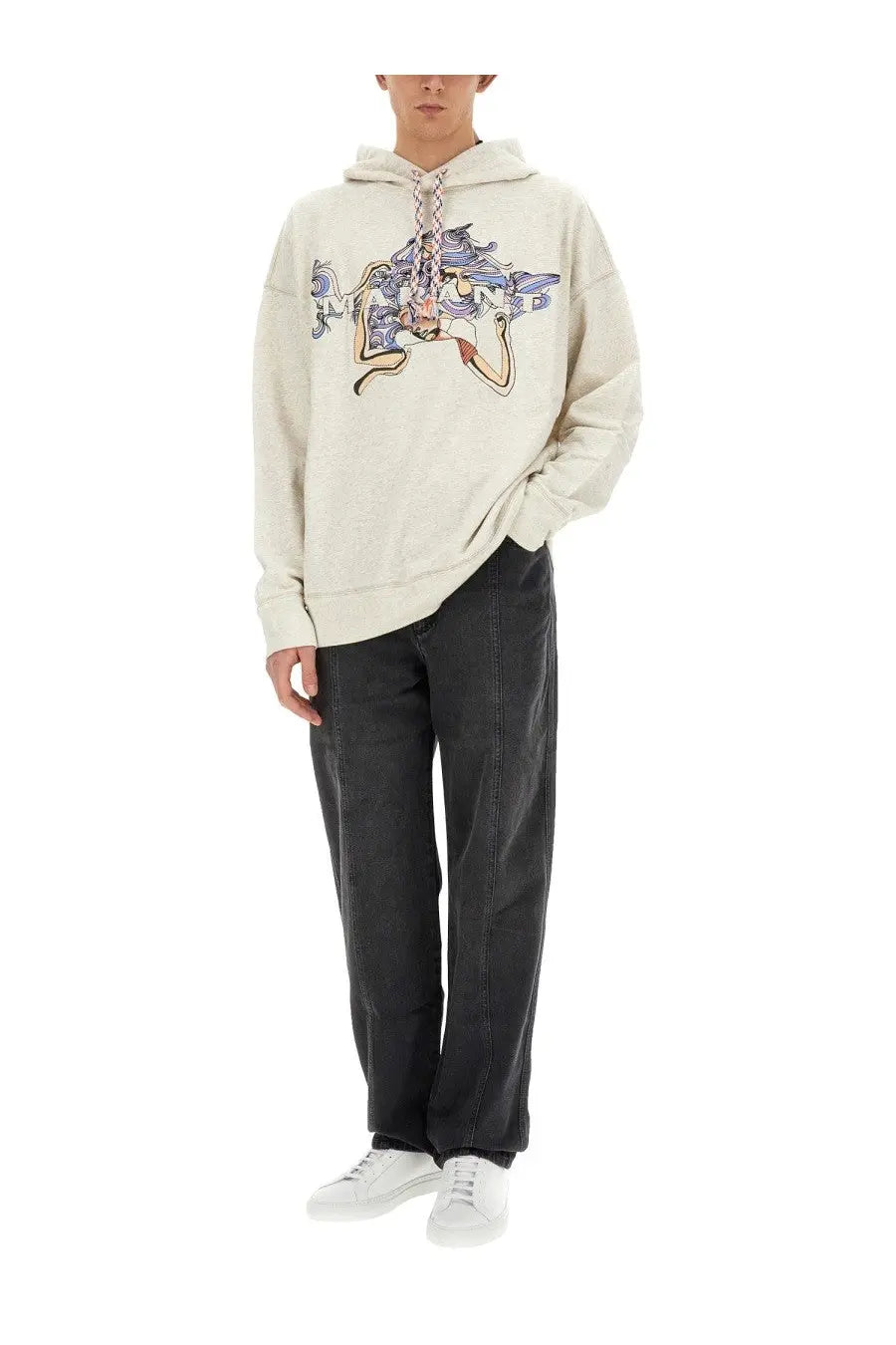 ISABEL MARANT Men's Sweatshirt Milanz Grey, view 2