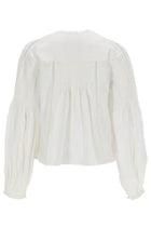 ISABEL MARANT Women's Cubraly Shirt White, view 3