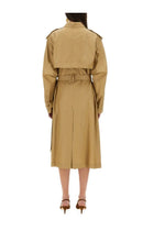 ISABEL MARANT Women's Freanne Trench Coat Beige, view 3