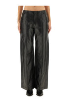 ISABEL MARANT Women's Leather Ciarra Pants Black