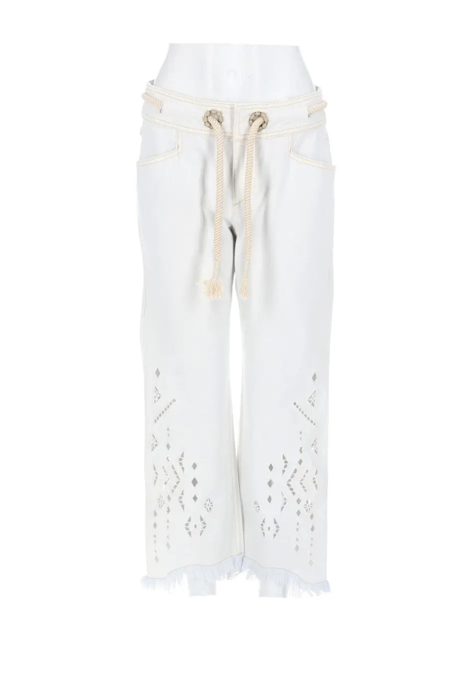 ISABEL MARANT Women's Alison Trousers White