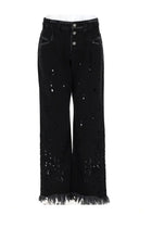 ISABEL MARANT Women's Wide Amia Trousers Black