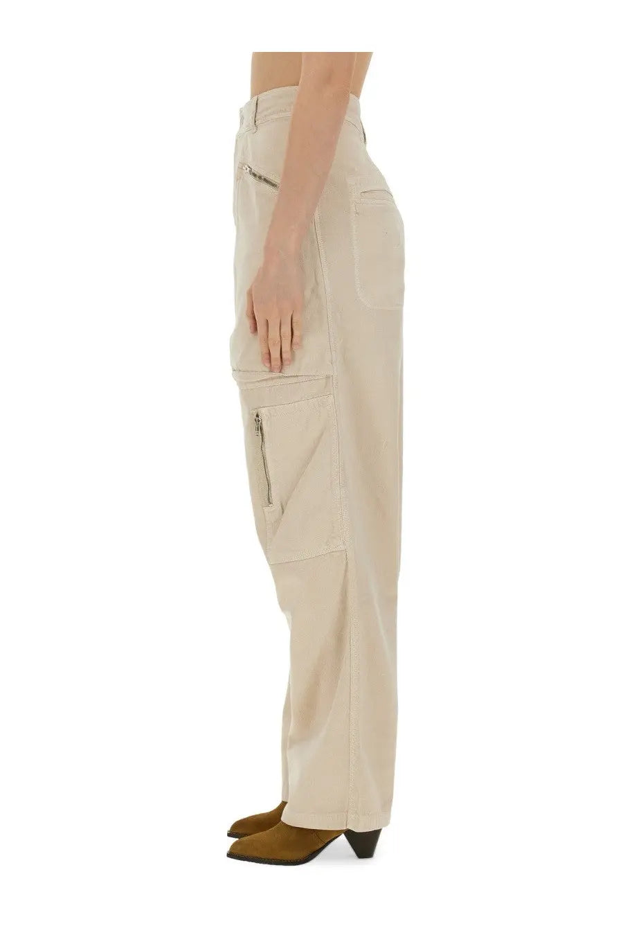 ISABEL MARANT Women's Pants Jolande Pink, view 4