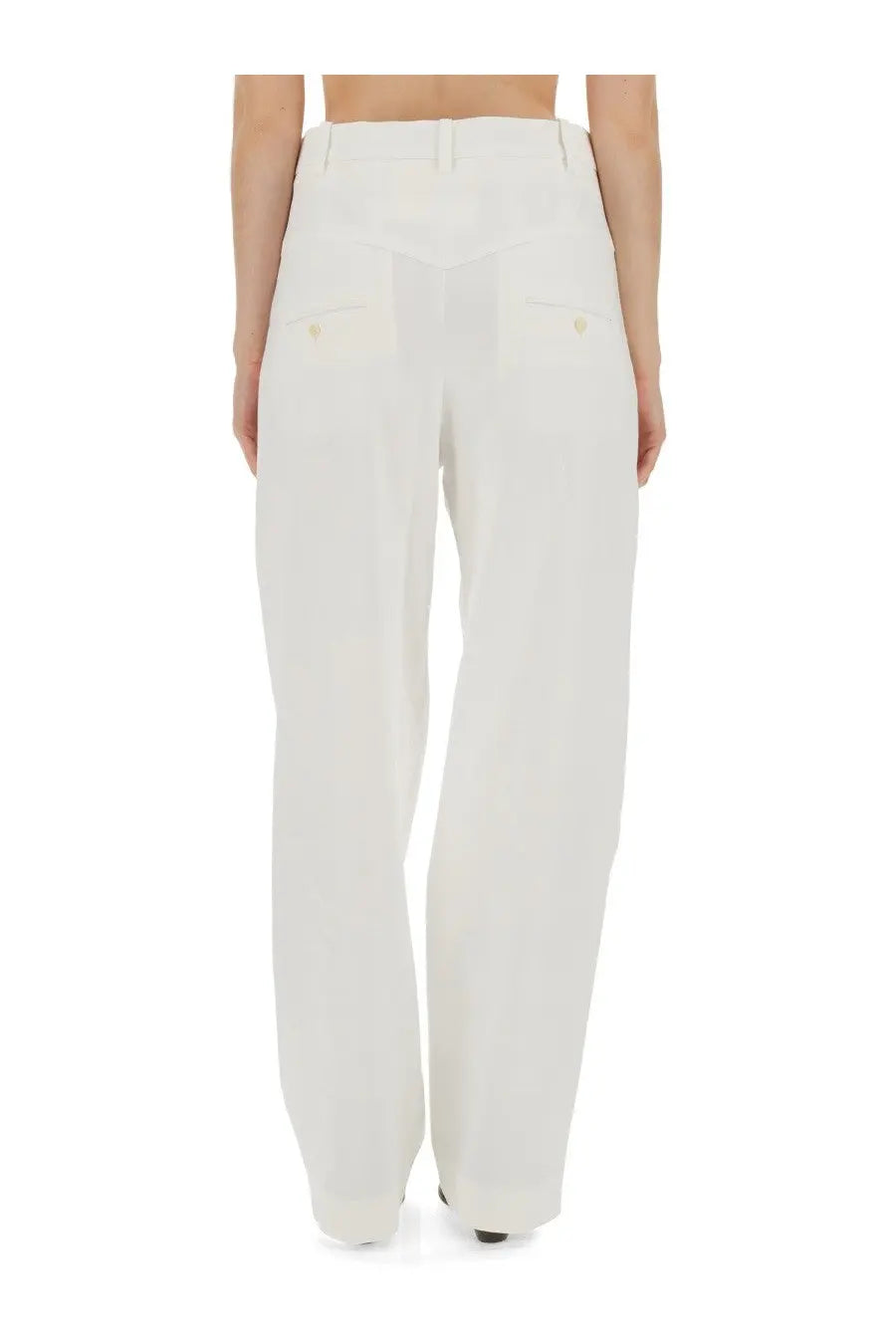 ISABEL MARANT Women's Pants Staya White, view 3