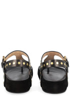 ISABEL MARANT Women's Sandal Enore Black, view 4