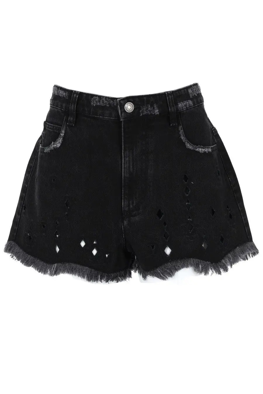 Isabel Marant Women's Shorts Aecia Con Ricami Black