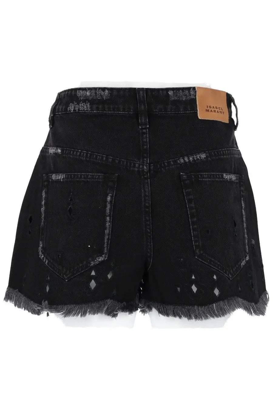 Isabel Marant Women's Shorts Aecia Con Ricami Black