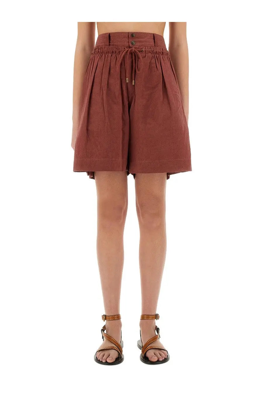 ISABEL MARANT Women's Shorts Ingrid Red