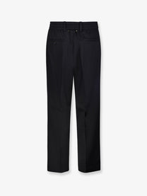 Golden Goose Men's Isiah Virgin Wool Trousers Black