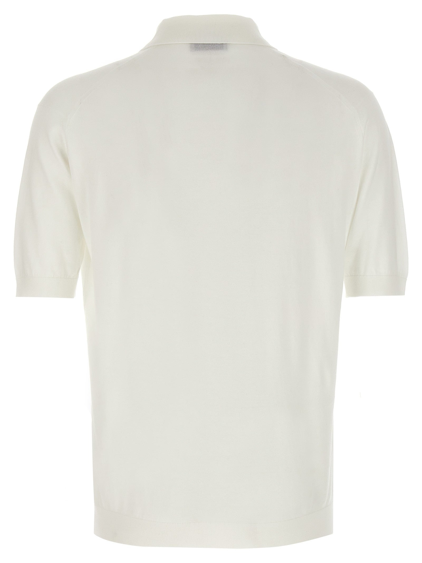 John Smedley Isis Polo Shirt White