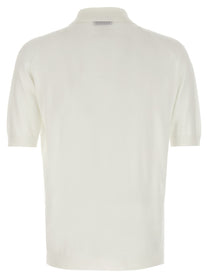 John Smedley Isis Polo Shirt White