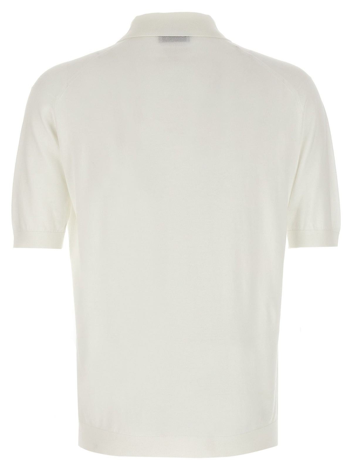 John Smedley Isis Polo Shirt White, view 2