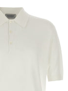 John Smedley Isis Polo Shirt White, view 3