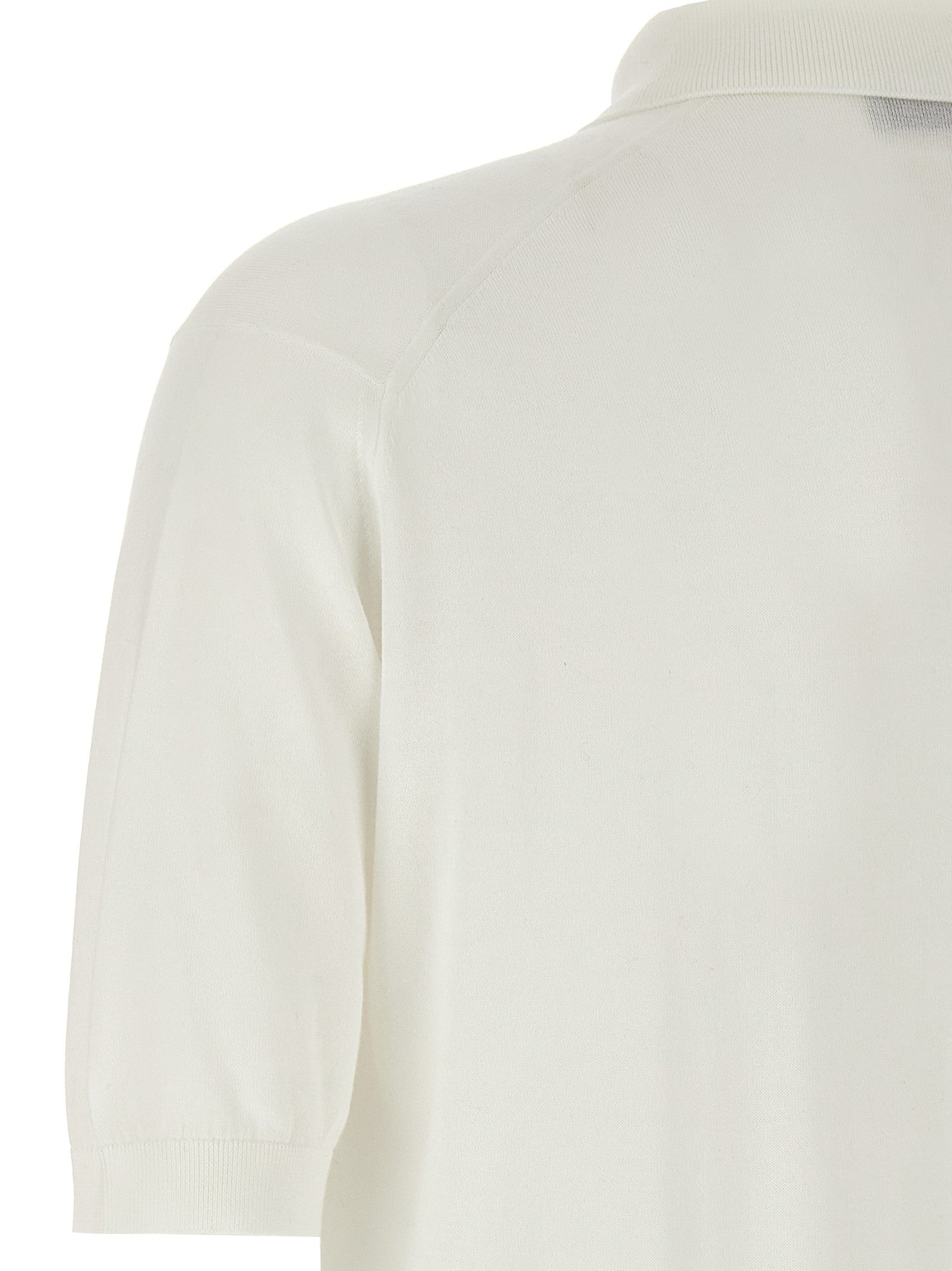 John Smedley Isis Polo Shirt White