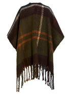 Barbour Isla Boucle Serape Cape Gold, view 2