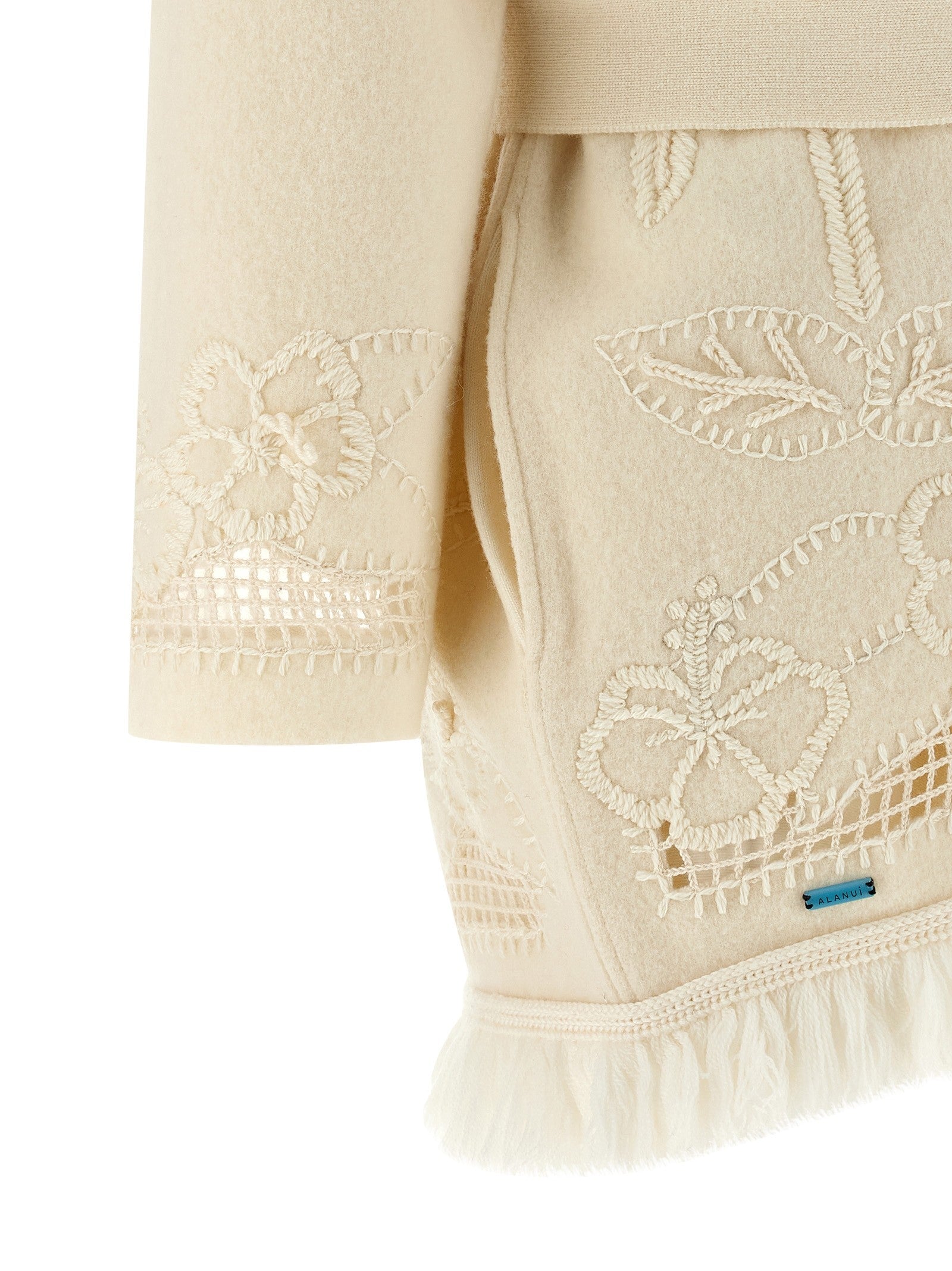 Alanui Islands Diary Cardigan White