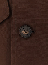 Hevo Men's Isola Di San Pietro Cotton Jacket Brown Hevo