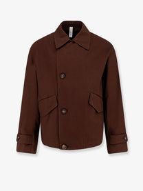 Hevò Men's Isola Di San Pietro Cotton Jacket Brown