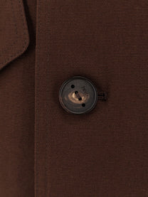 Hevò Men's Isola Di San Pietro Cotton Jacket Brown