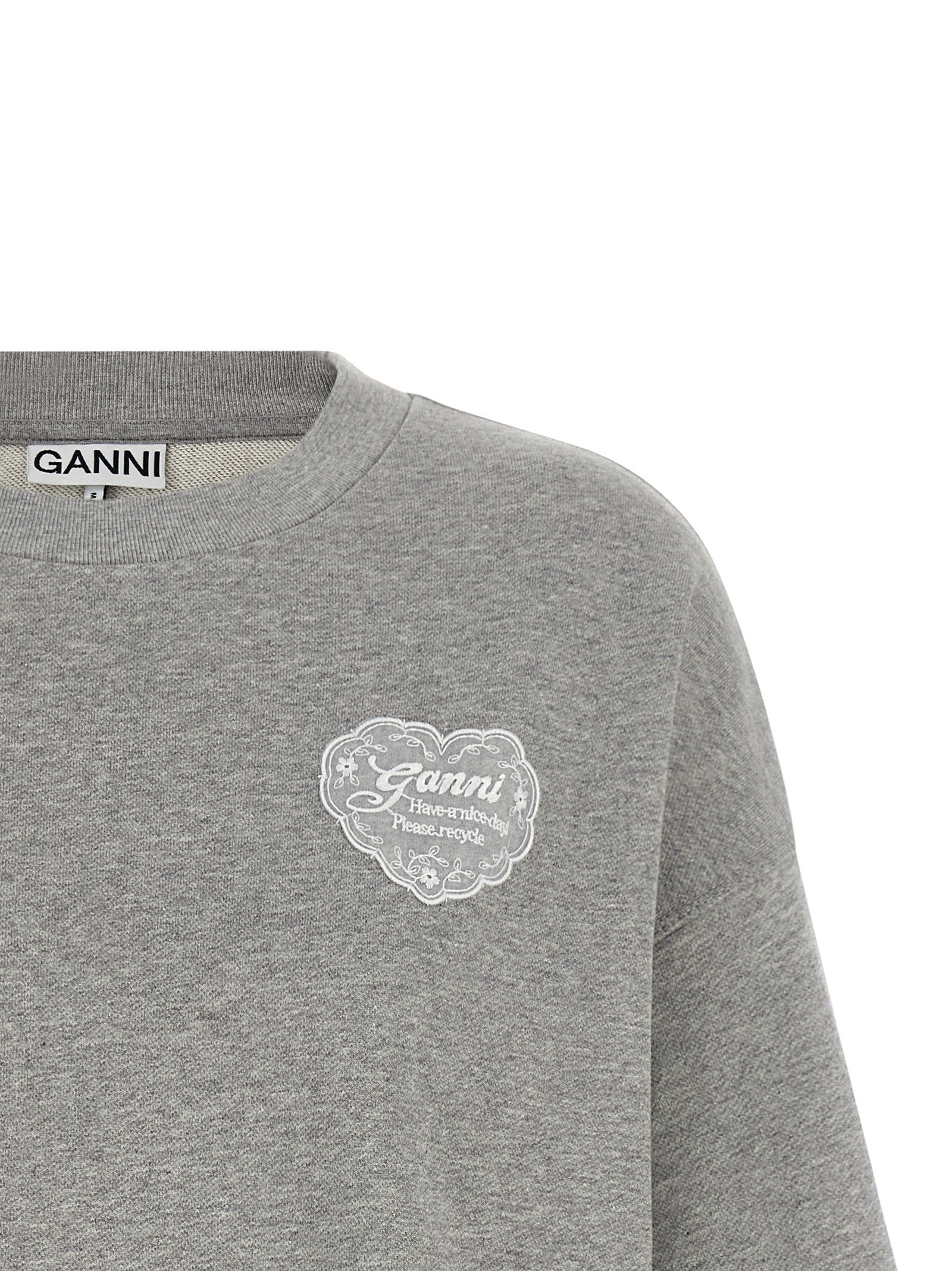 Ganni Isoli Sweatshirt Grey