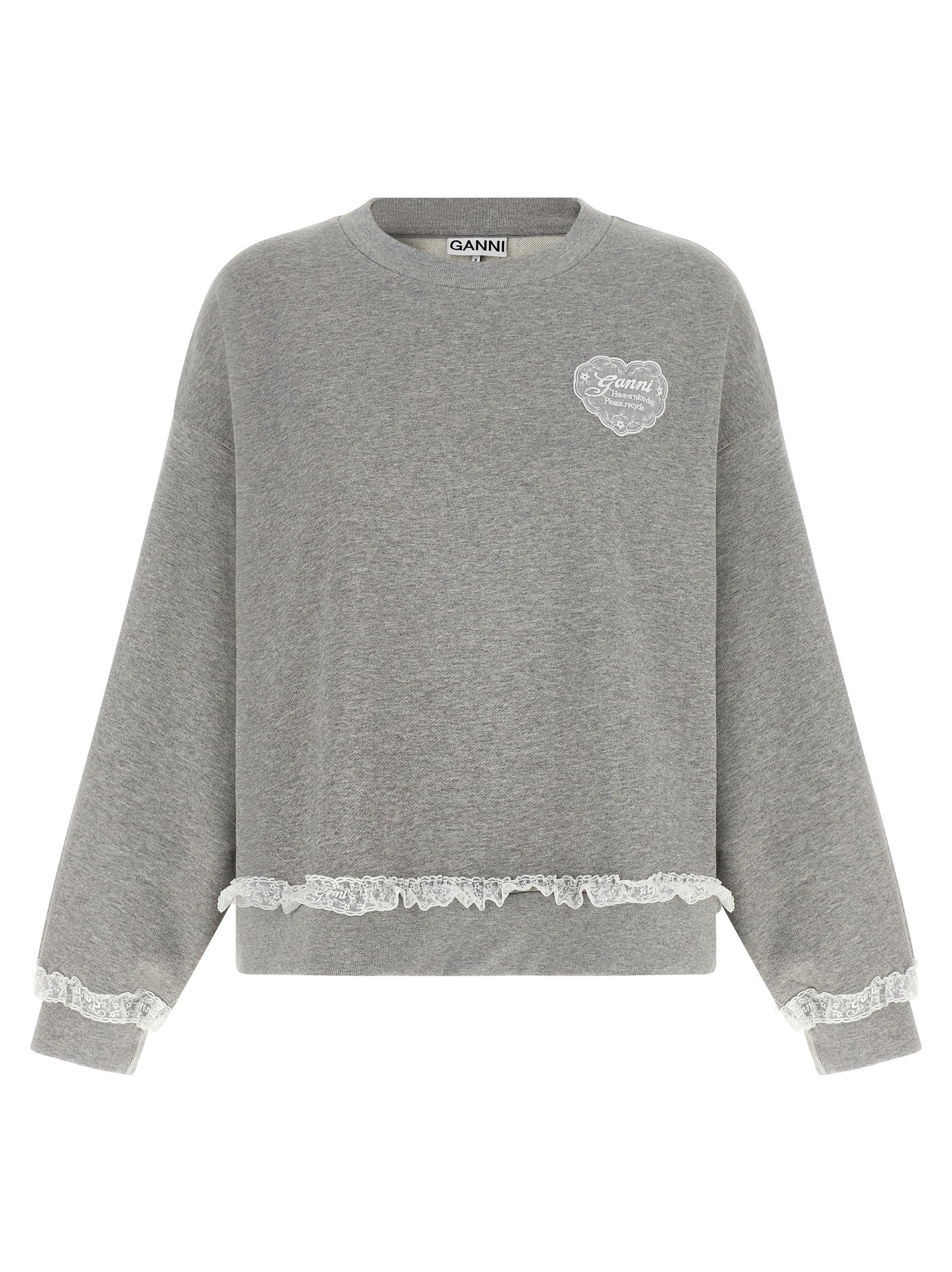Ganni Isoli Sweatshirt Grey