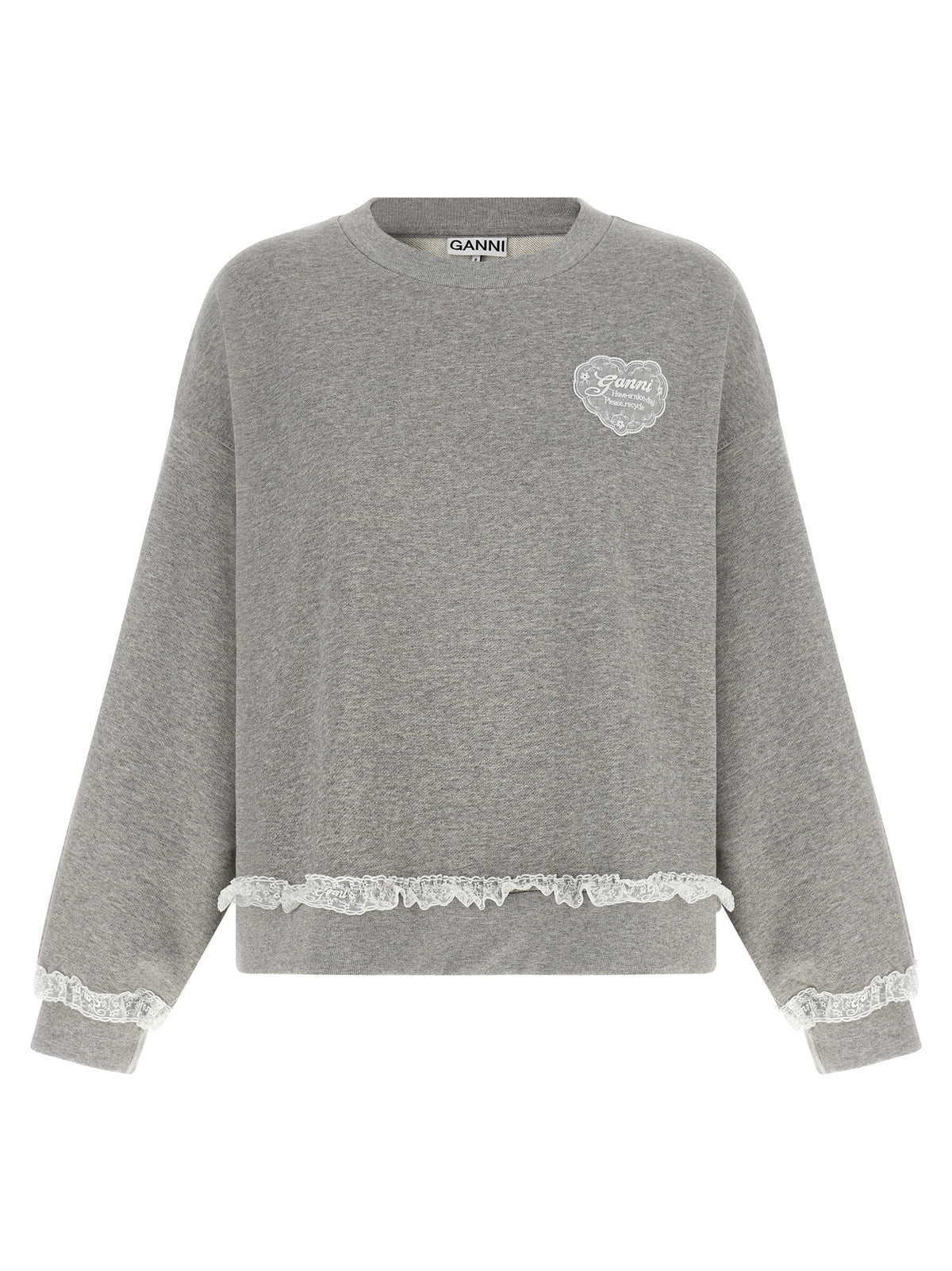 Ganni Isoli Sweatshirt Grey