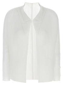 ISSEY MIYAKE - ISSEY MIYAKE - ’Wooly Pleats’ cardigan - Women’s Knitwear